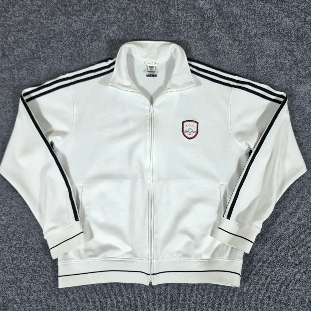 Adidas 2006 FIFA World Cup Germany Koln Track Jacket Mens XL White Zip Up Soccer